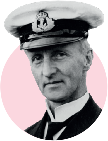 Captain Odd Isaachsen Willoch Commander of the  Norwegian PS Edsvold