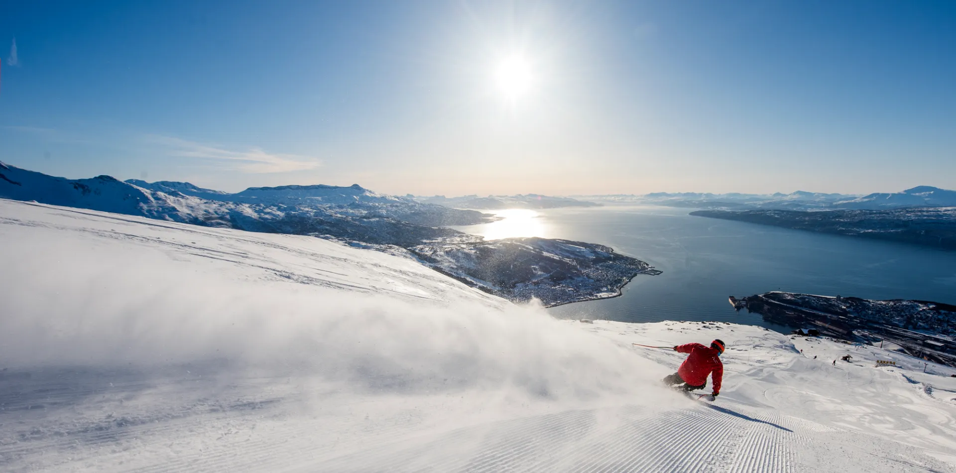 Skiing in Narvikfjellet